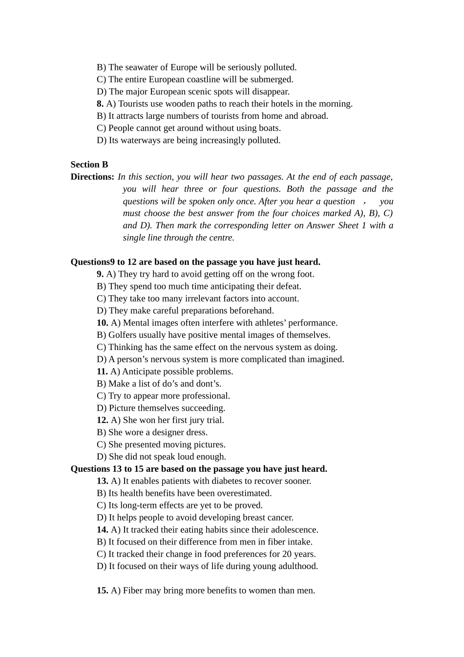 卷二 2017年6月英语六级真题及答案.docx_第2页