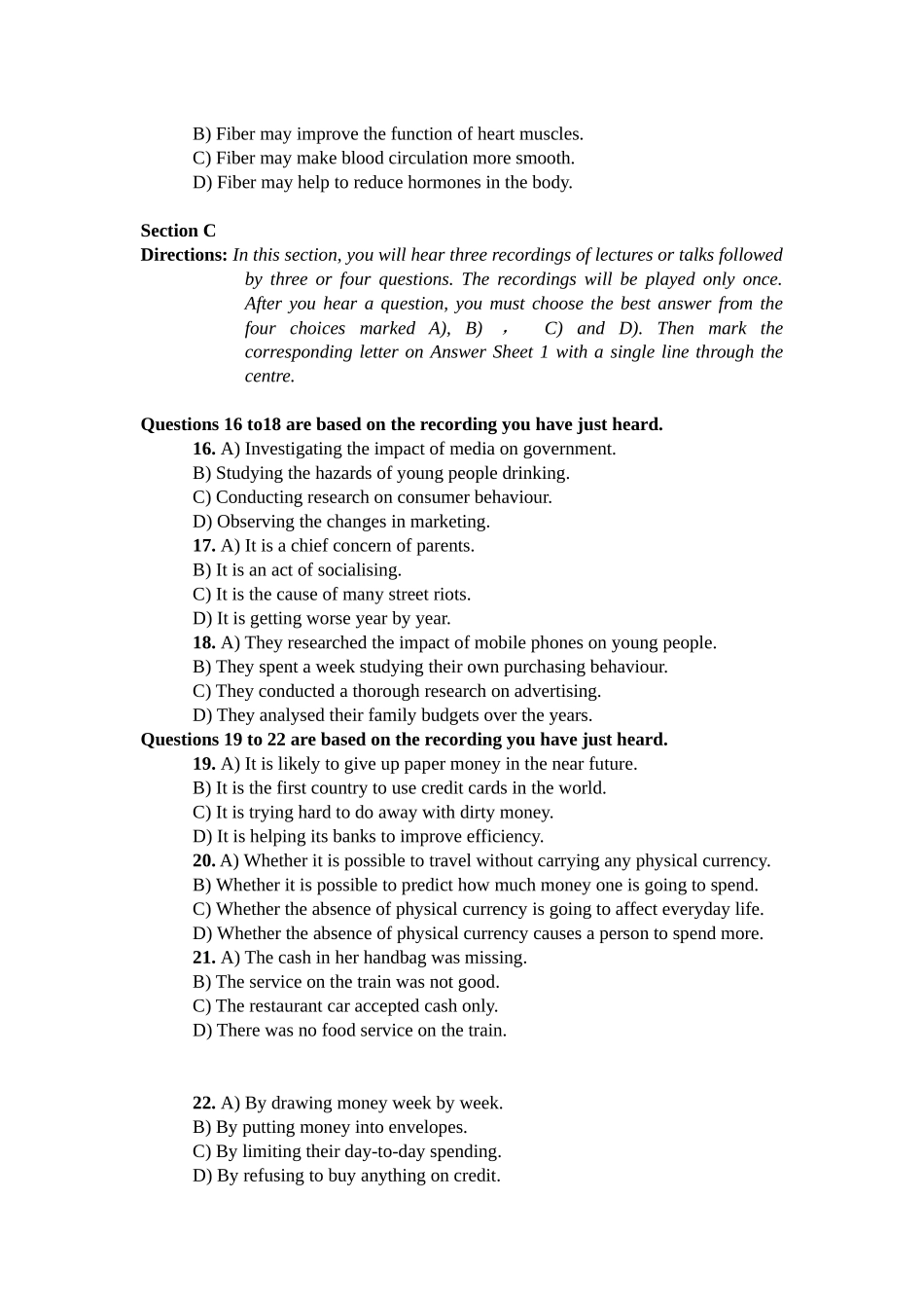 卷二 2017年6月英语六级真题及答案.docx_第3页