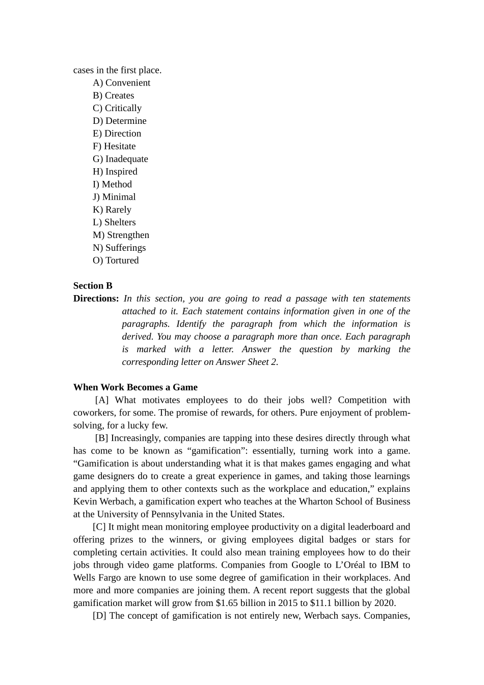 卷三 2016年12月英语四级真题及答案.docx_第2页