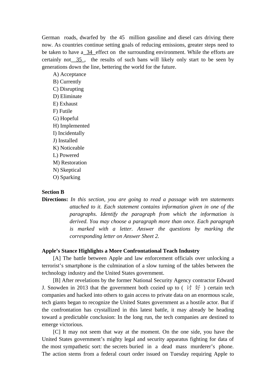 卷三 2017年12月英语六级真题及答案.docx_第2页