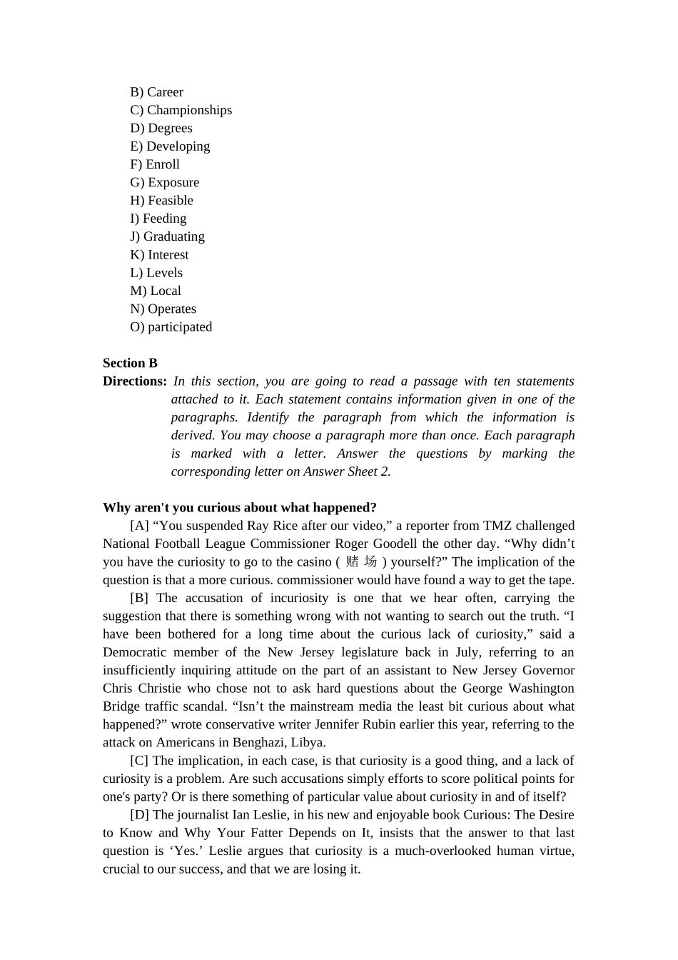 卷三 2017年12月英语四级真题及答案.docx_第2页