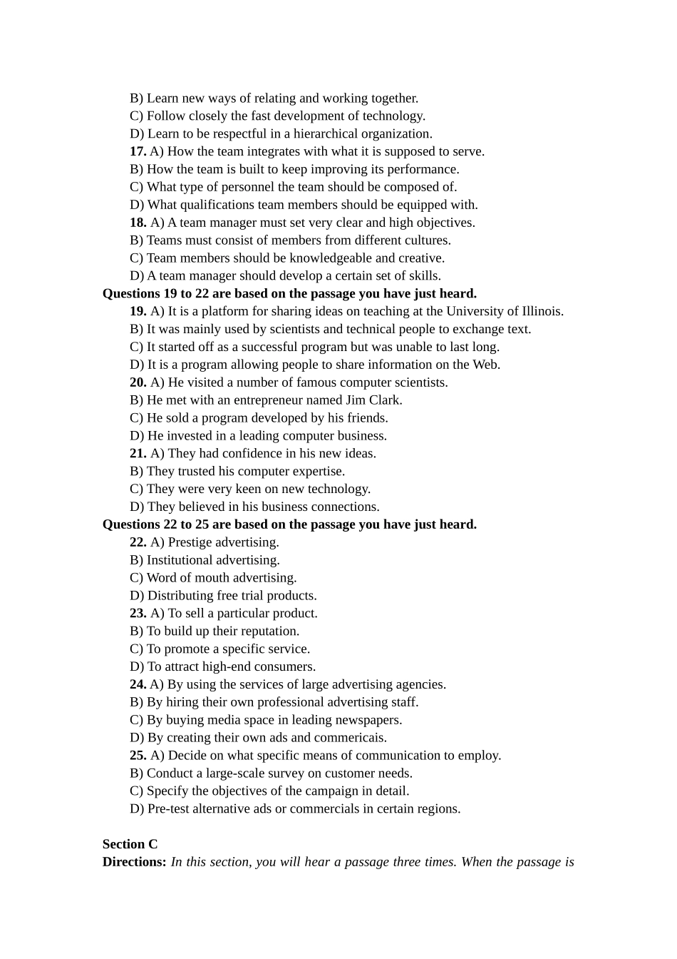 卷一 2015年12月英语六级真题及答案.docx_第3页