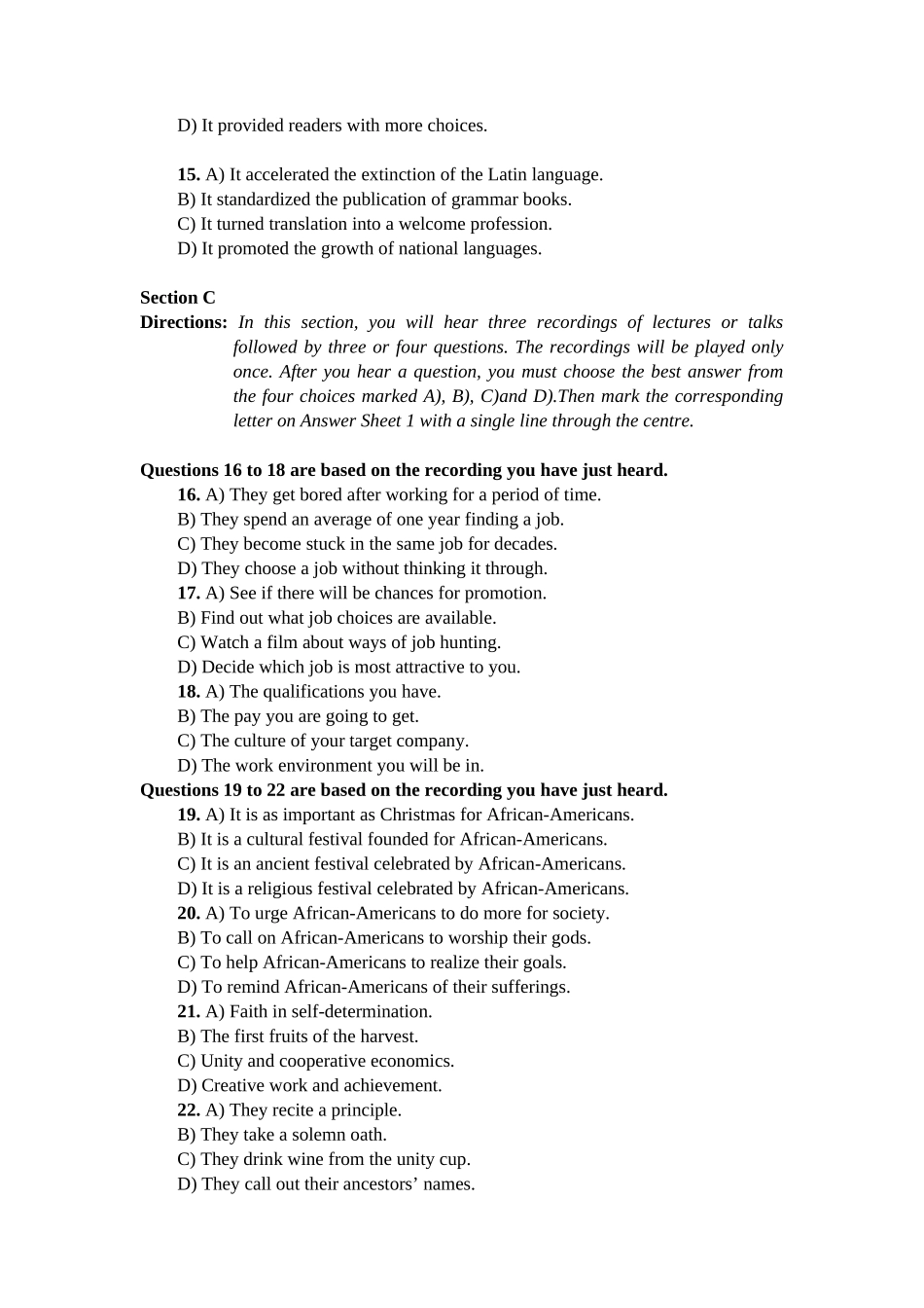 卷一 2017年12月英语六级真题及答案.docx_第3页