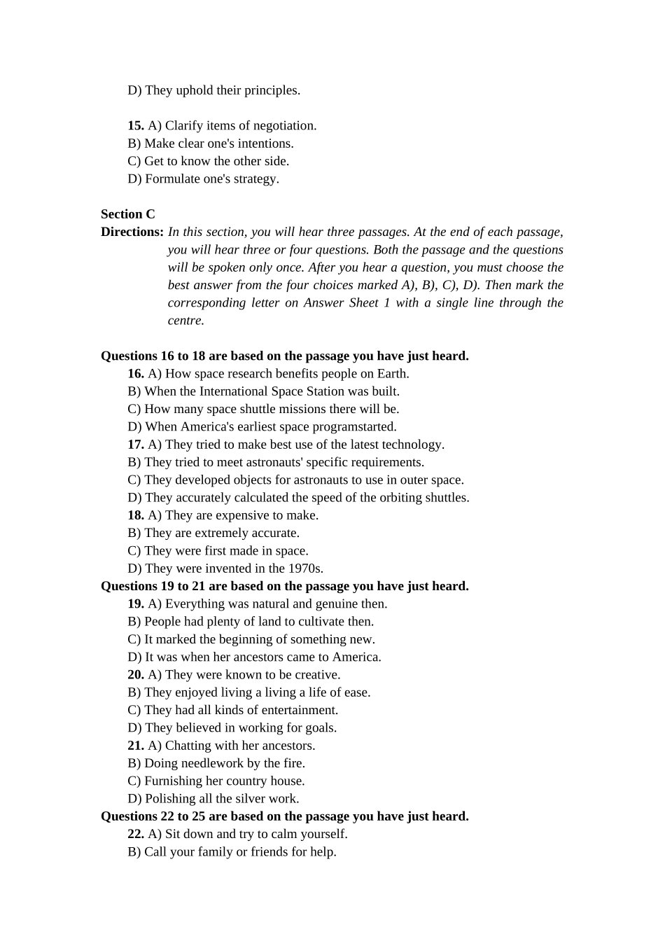 卷一 2017年12月英语四级真题及答案.docx_第3页