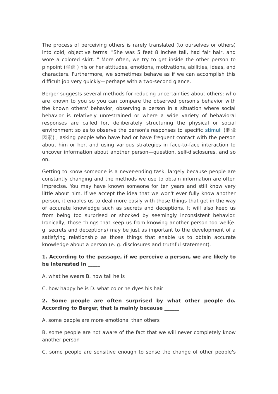 六级阅读练习.doc_第1页