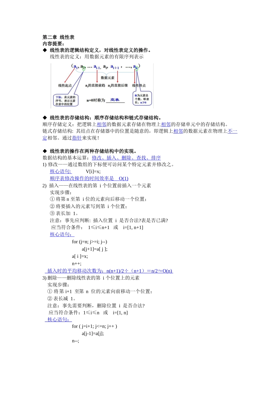 数据结构知识点全面总结—精华版.docx_第2页