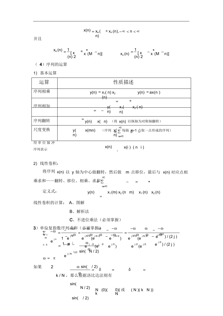 数字信号处理知识点总结.docx_第2页