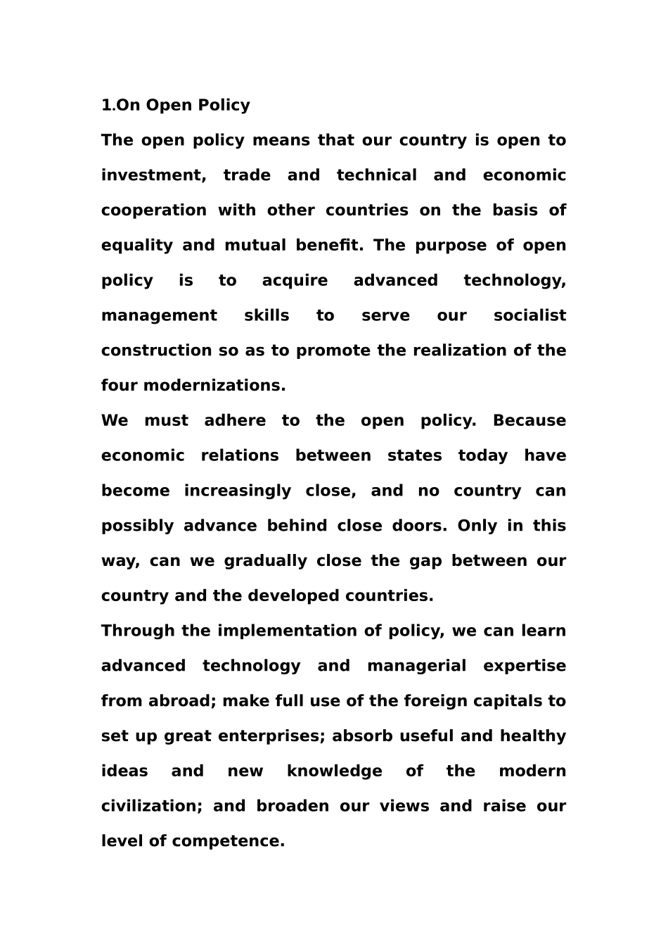 四、六级写作背诵范文选(新东方内部资料).doc_第1页