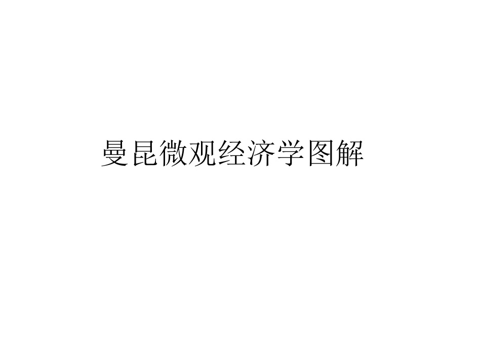 微观经济学知识网络图.docx_第1页