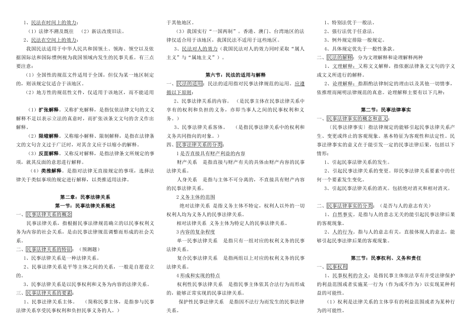 魏振瀛民法学笔记汇总整理.doc_第2页