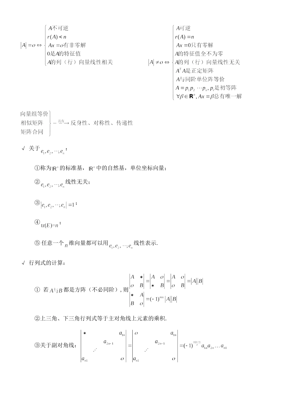 线性代数超强总结.doc_第1页