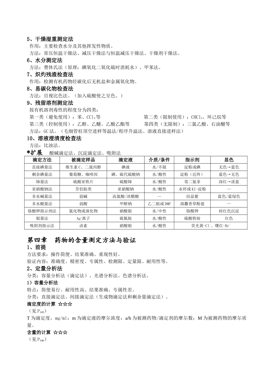 药物分析归纳-知识点.doc_第3页