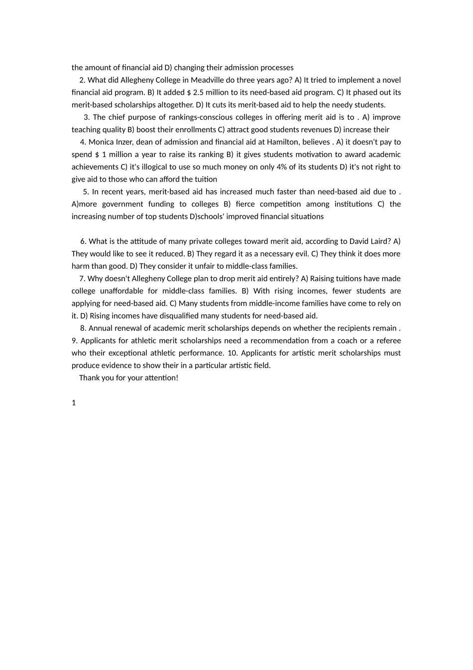 英语四六级快速阅读的题型及要求.doc_第3页