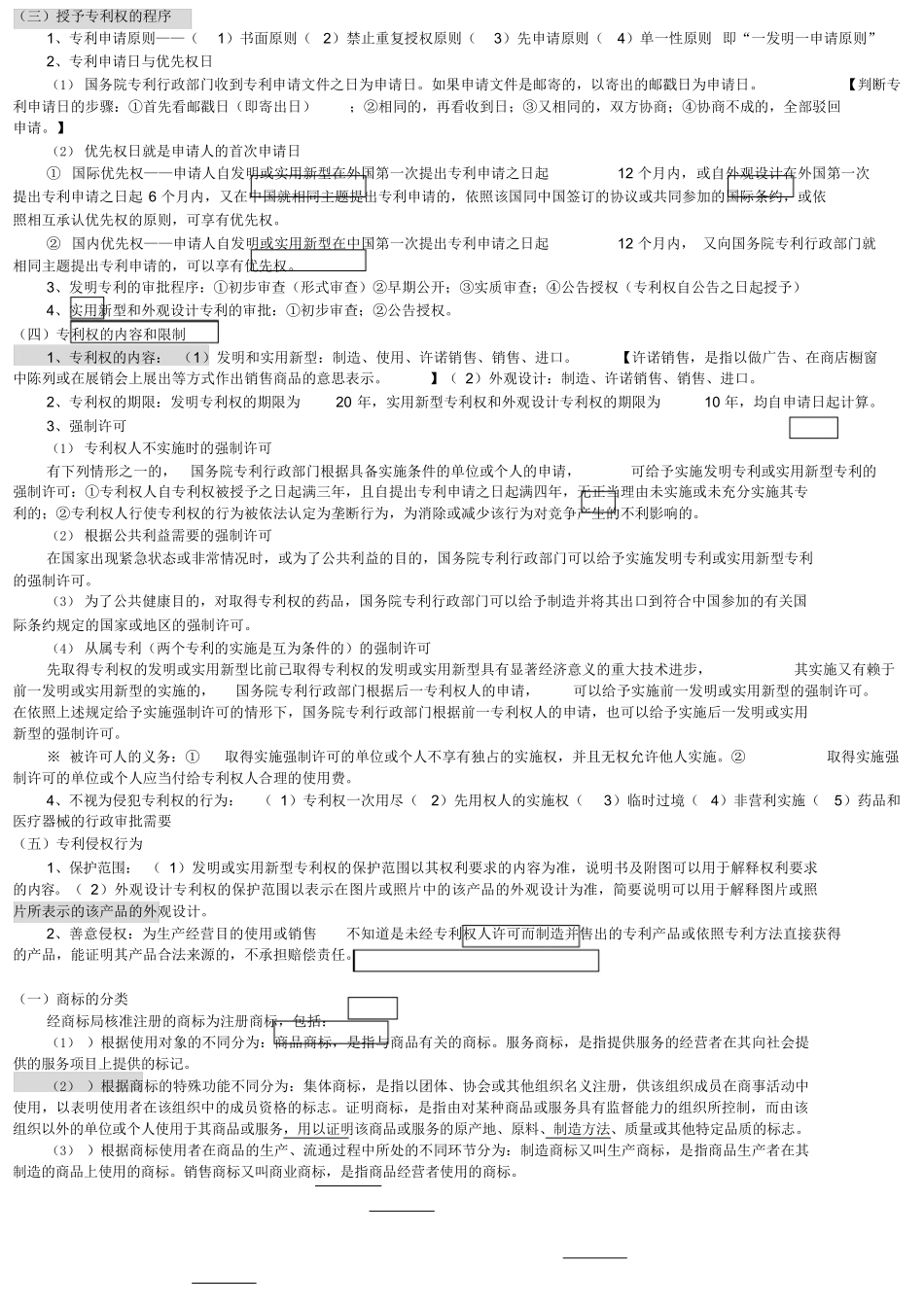 知识产权法期末复习重点.docx_第3页