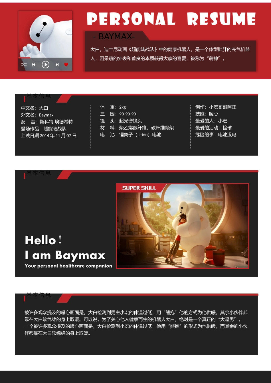 2025简历模版:【动漫简历】大白.docx_第1页