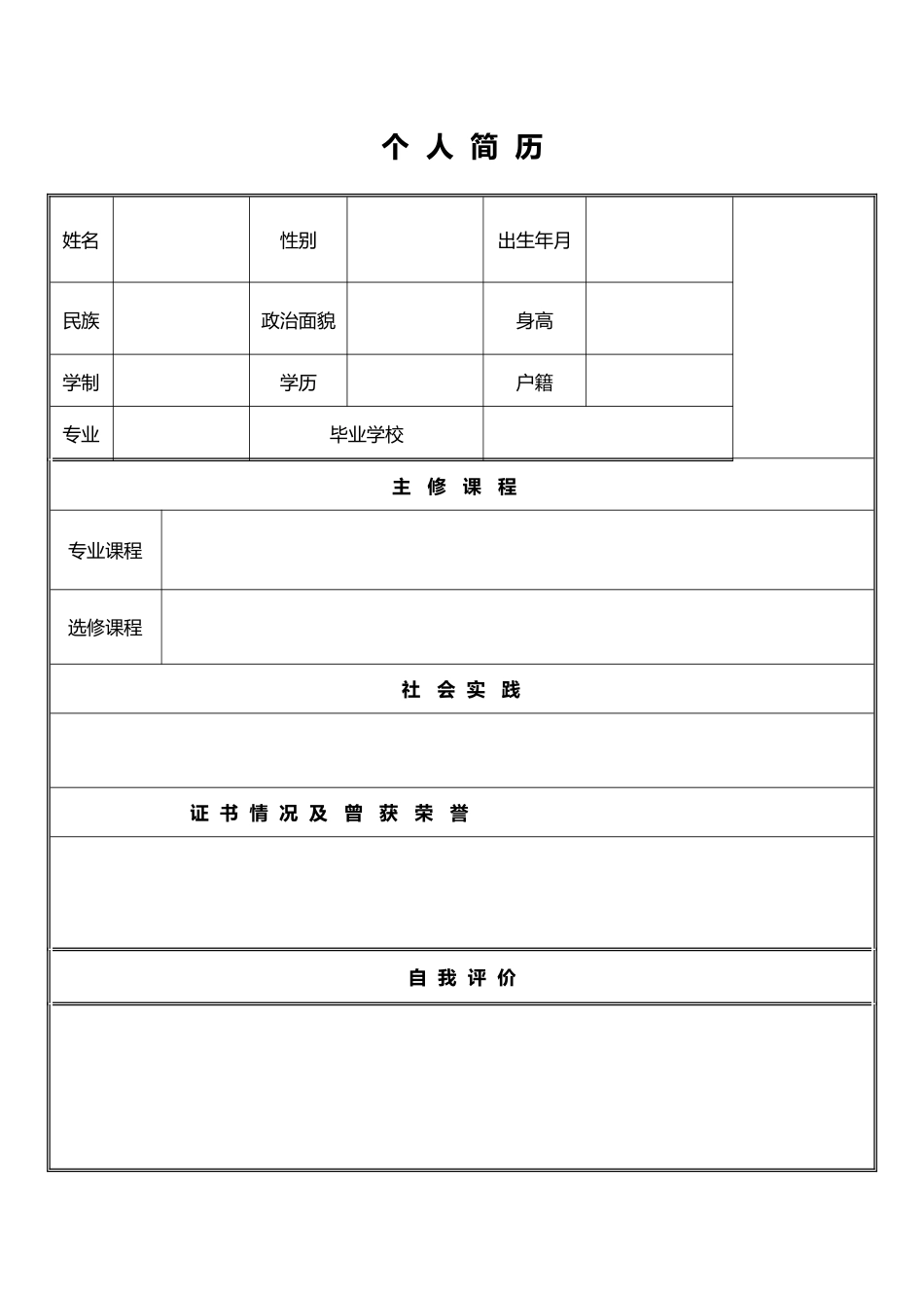 2025简历模版:150.彩绘目标_表格式_适用于在职人员_1页式_无内容_有封面.doc_第2页