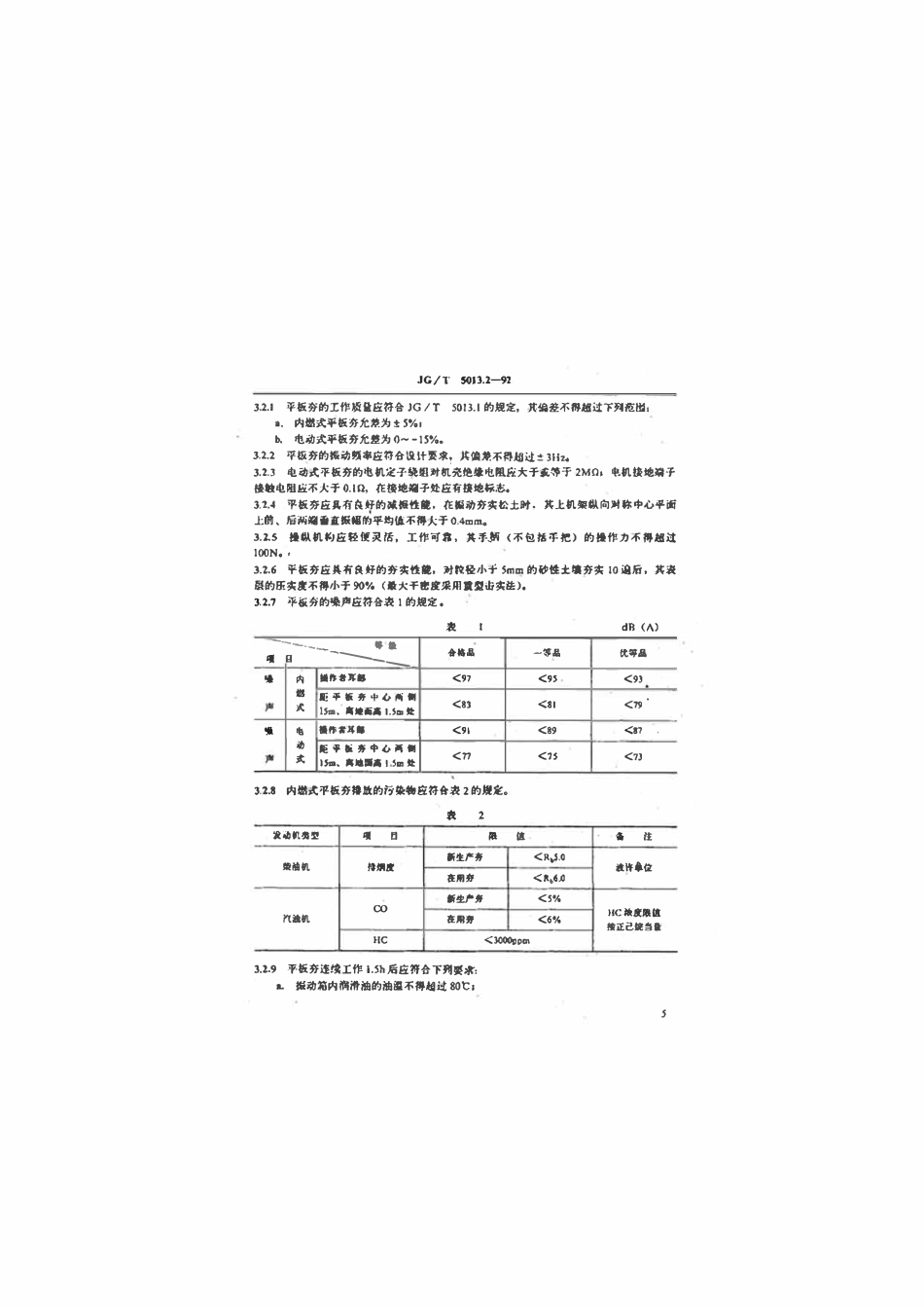 JGT 5013.2-1992 振动平板夯技术条件.pdf_第2页
