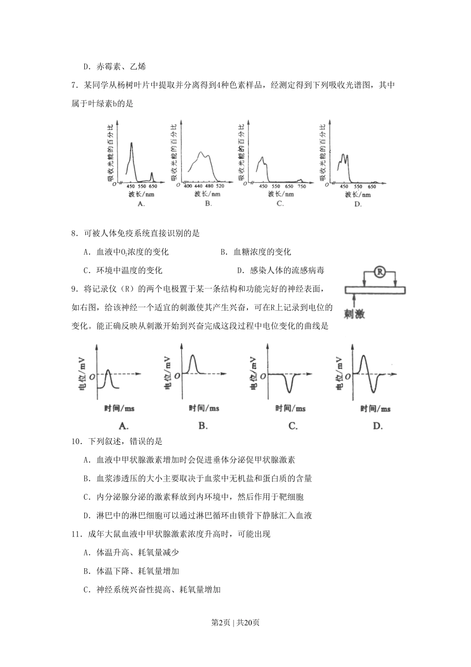 2010年高考生物试卷（海南）（解析卷）.pdf_第2页