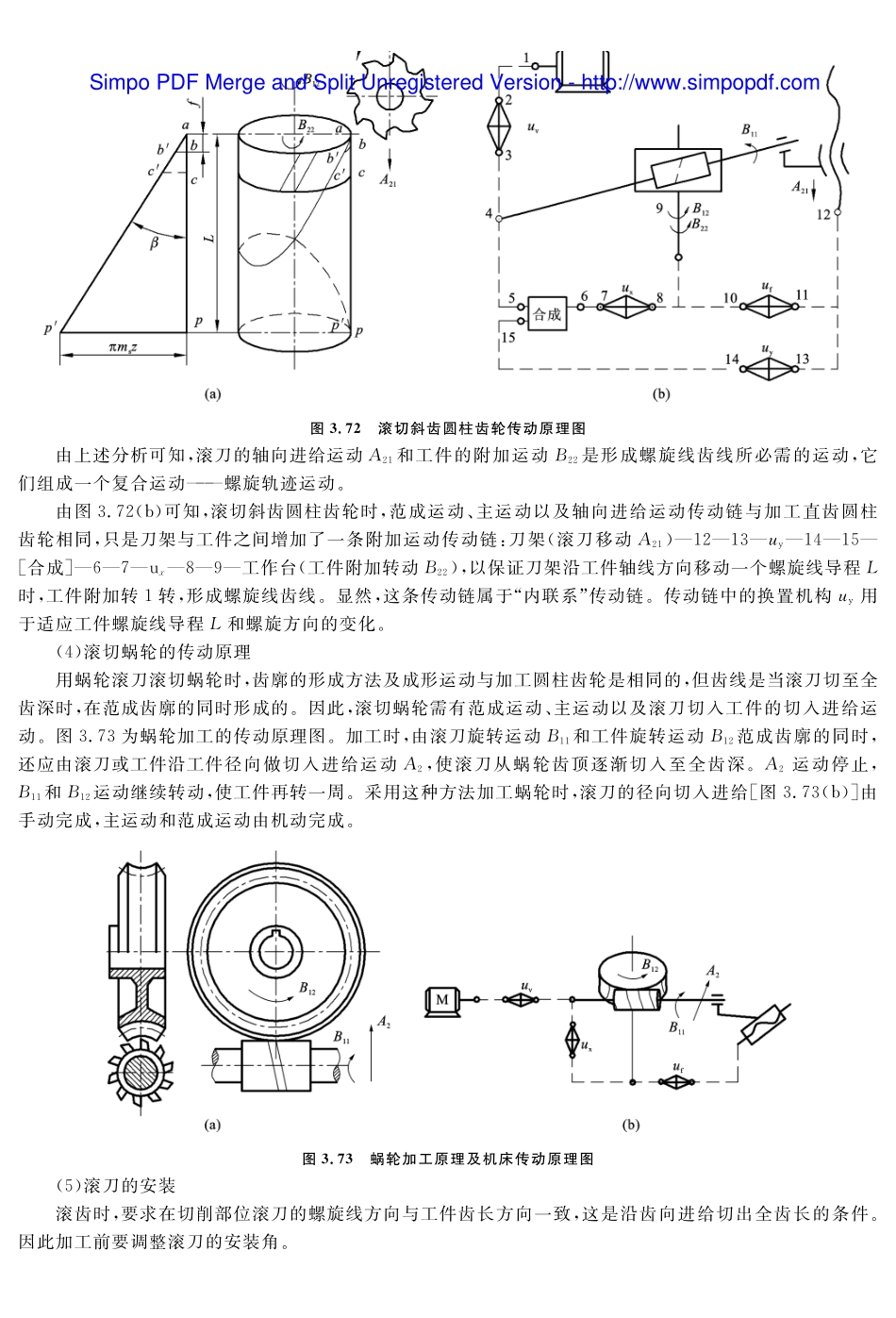 (5.5.1)--教材参考内容——滚齿原理及滚刀的安装.pdf_第3页