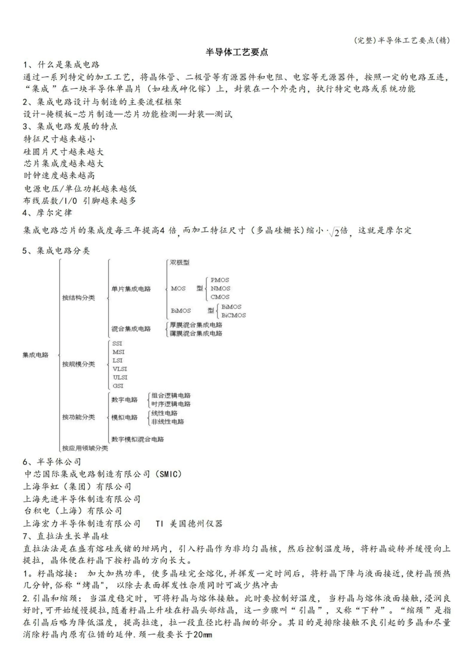 (完整)半导体工艺要点(精).pdf_第1页