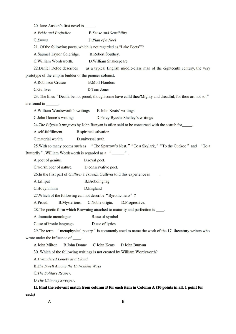 (完整)英国文学史及选读期末试题及答案,推荐文档.pdf_第3页