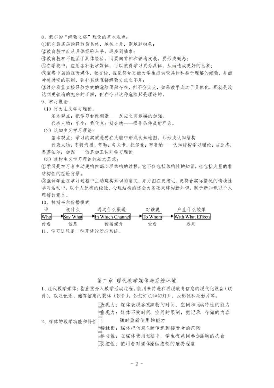 《现代教育技术》基础重点.pdf_第2页