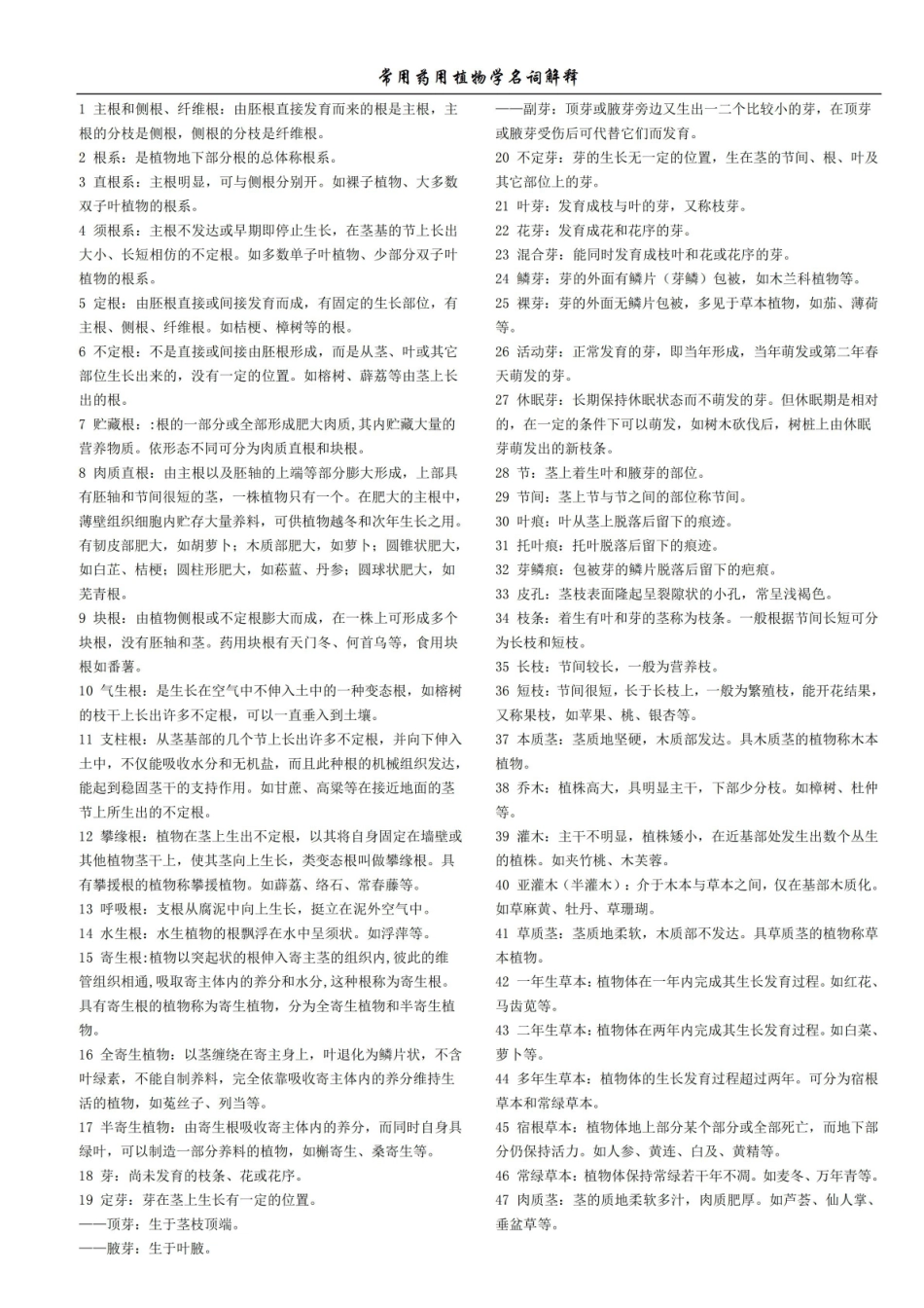 《药用植物学》名词解释 (16).pdf_第1页
