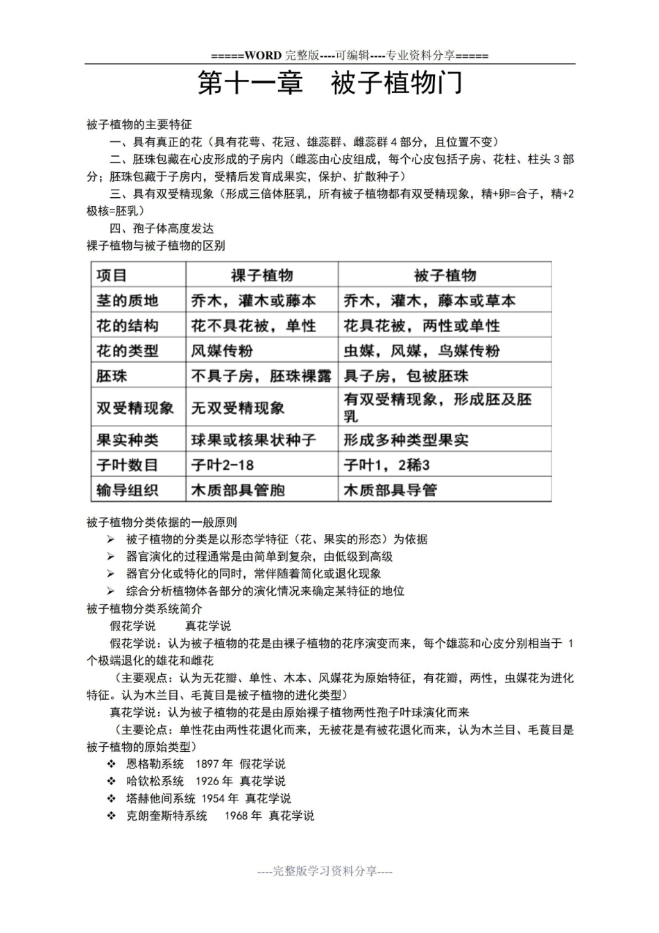 《药用植物学》详细总结.pdf_第1页