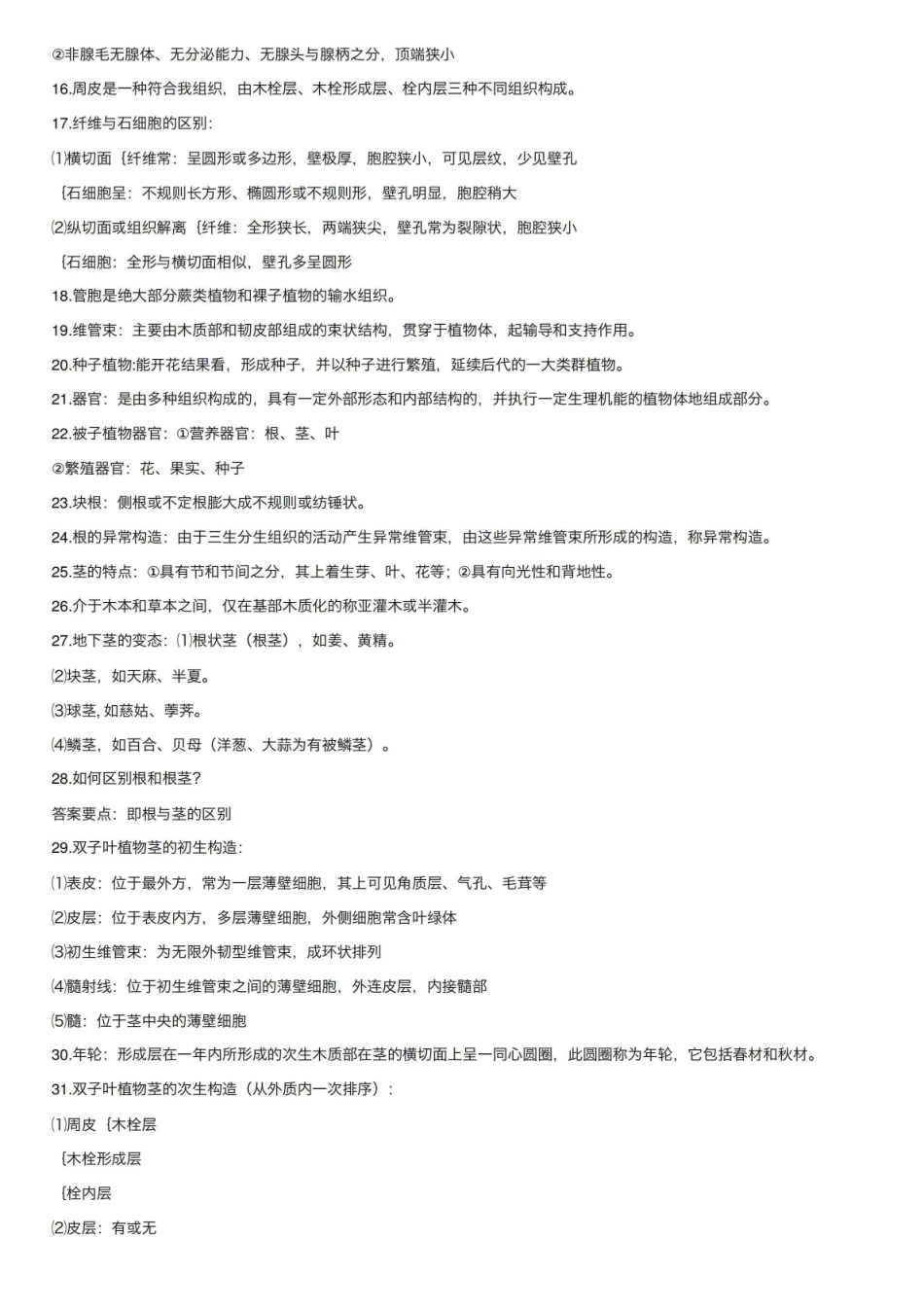 《药用植物学》重点（全篇）.pdf_第2页