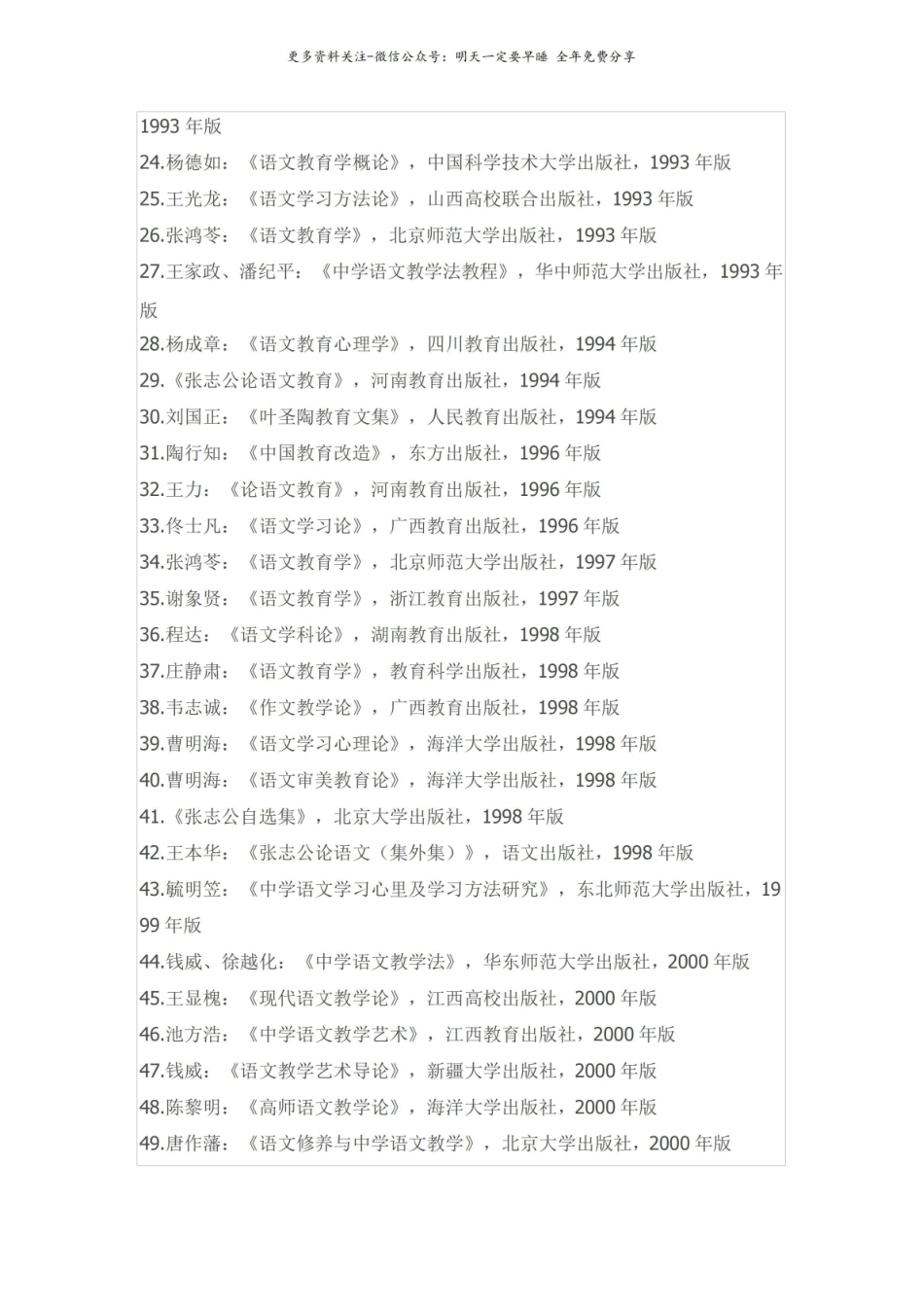 《语文课程与教学论》相关书目.pdf_第2页