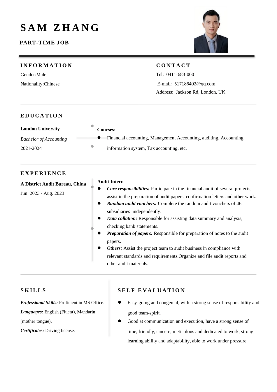 简历模板:1极简气质英文CV简历 (11).docx_第1页
