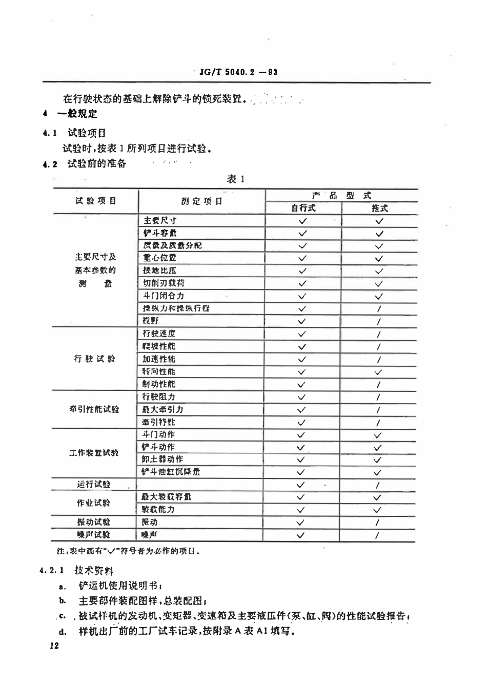 JGT5040.2-1993 铲运机性能试验方法.pdf_第2页