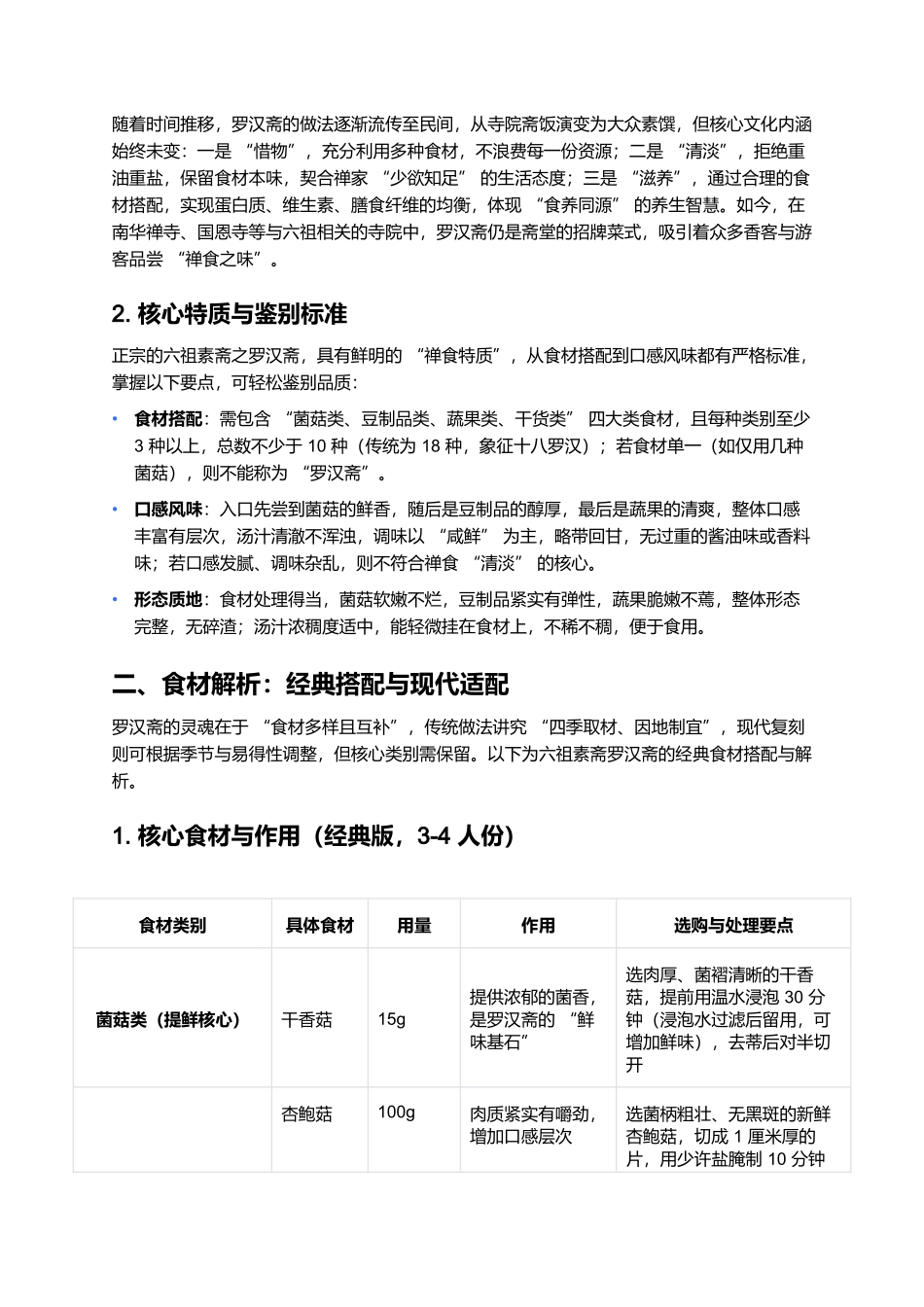 六祖素斋之罗汉斋:禅意滋养的经典素馔指南.docx_第2页