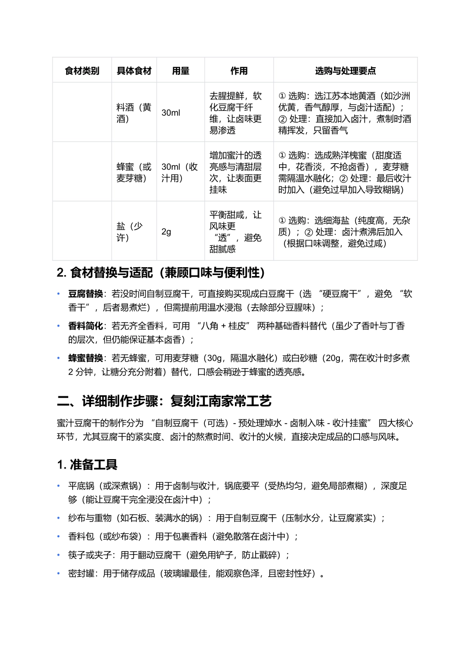 蜜汁豆腐干：酱香裹蜜的江南家常味.docx_第3页