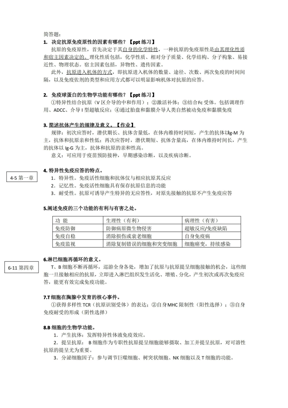 (完整版)医学免疫学填空+简答+知识点.pdf_第2页