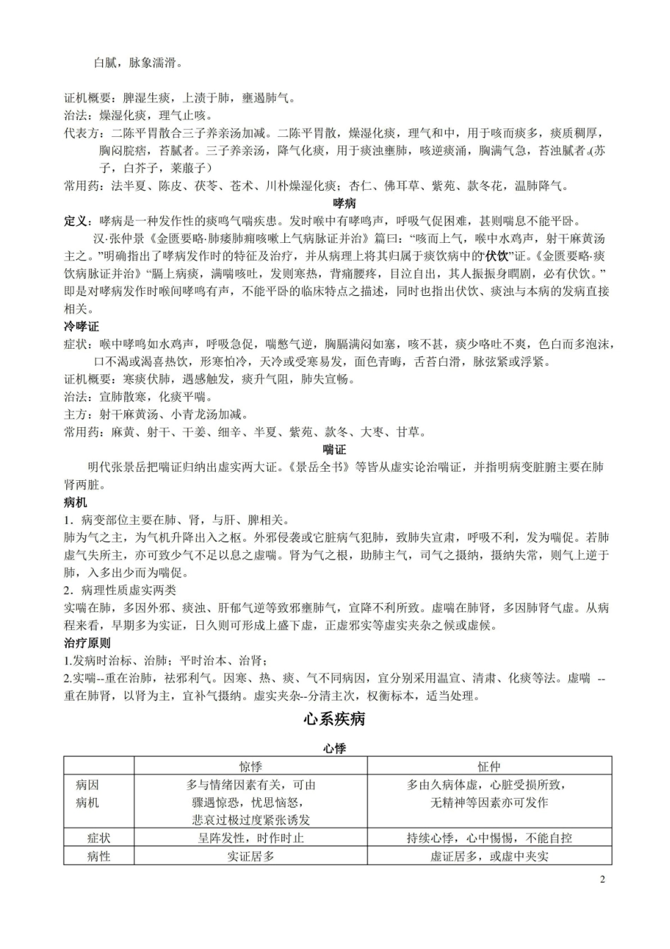 (完整版)中医内科学知识点整理.pdf_第2页