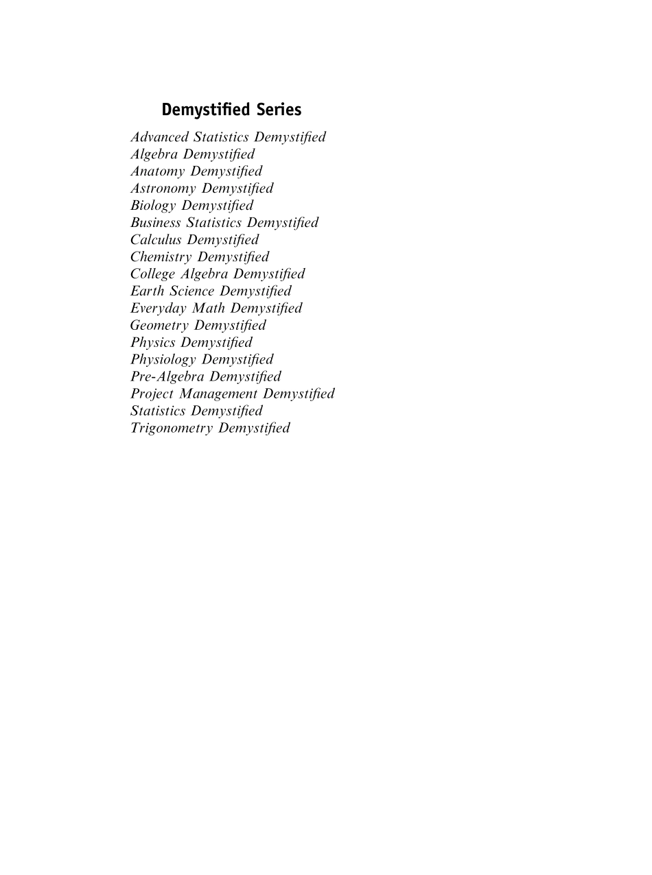 [揭秘系列-生理学]Physiology.Demystified.pdf_第3页