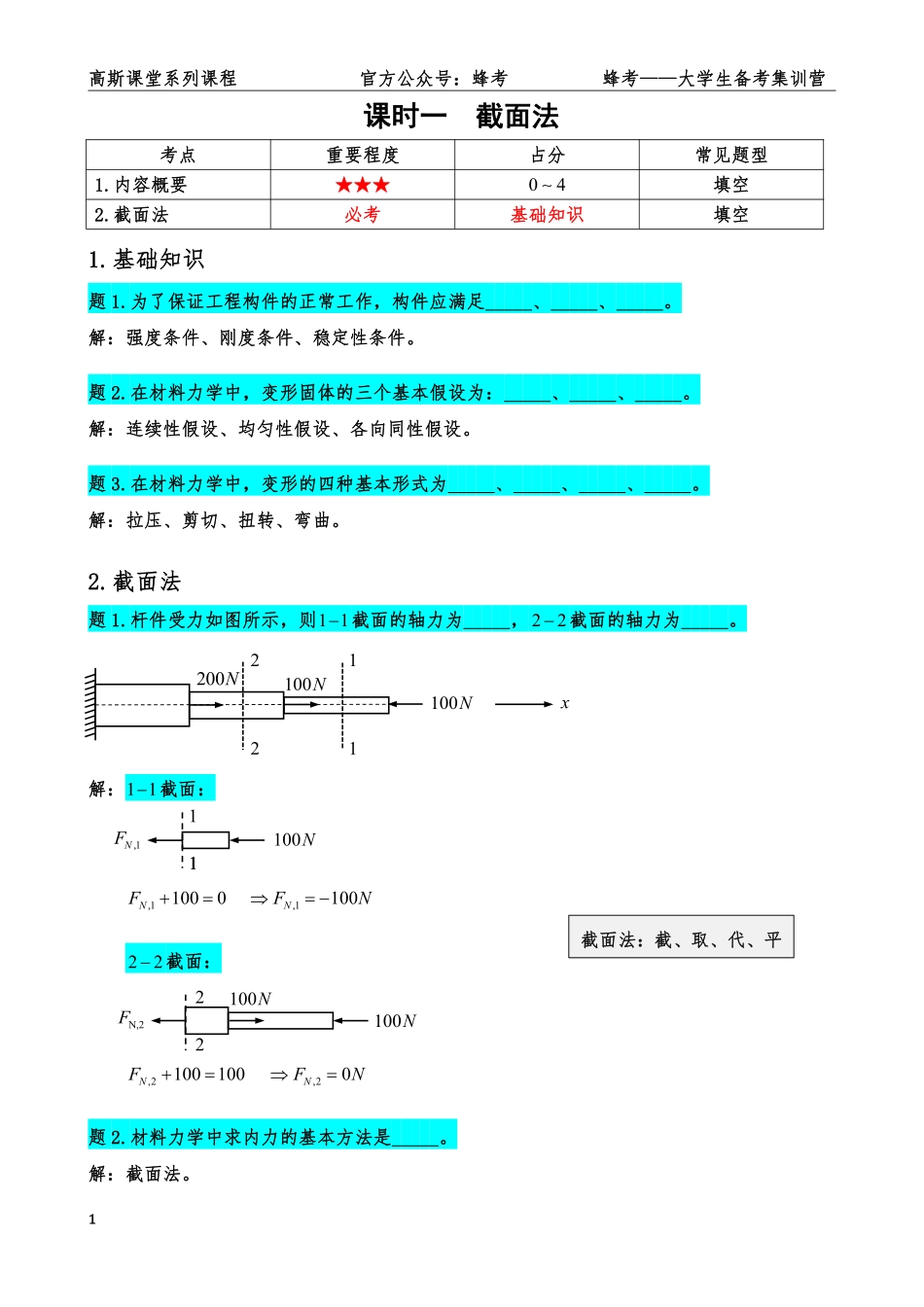 《材料力学》讲义笔记【高斯课堂】.pdf_第2页