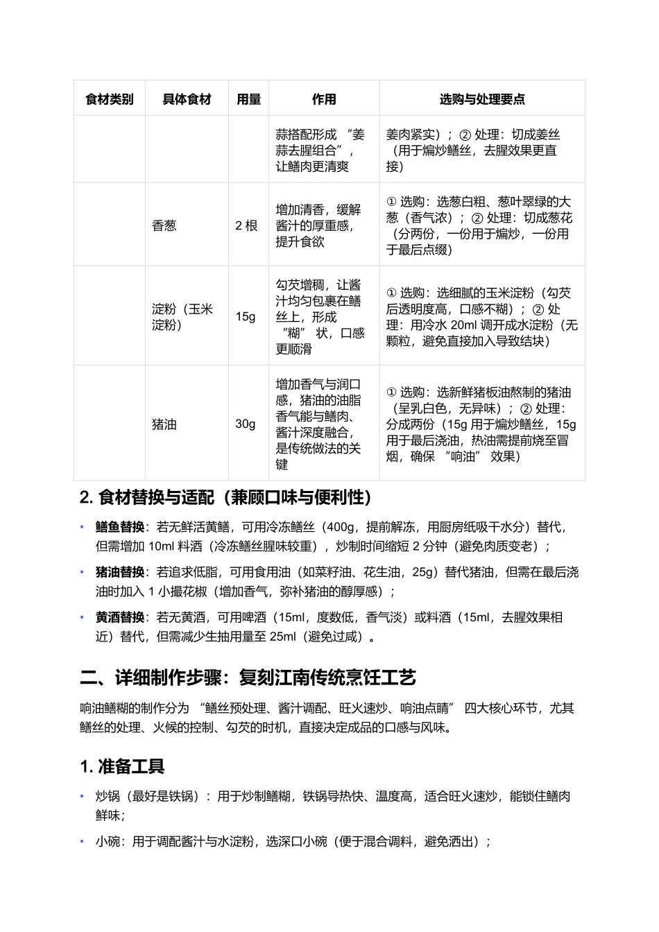 响油鳝糊:鲜醇浓郁的江南宴席经典.docx_第3页