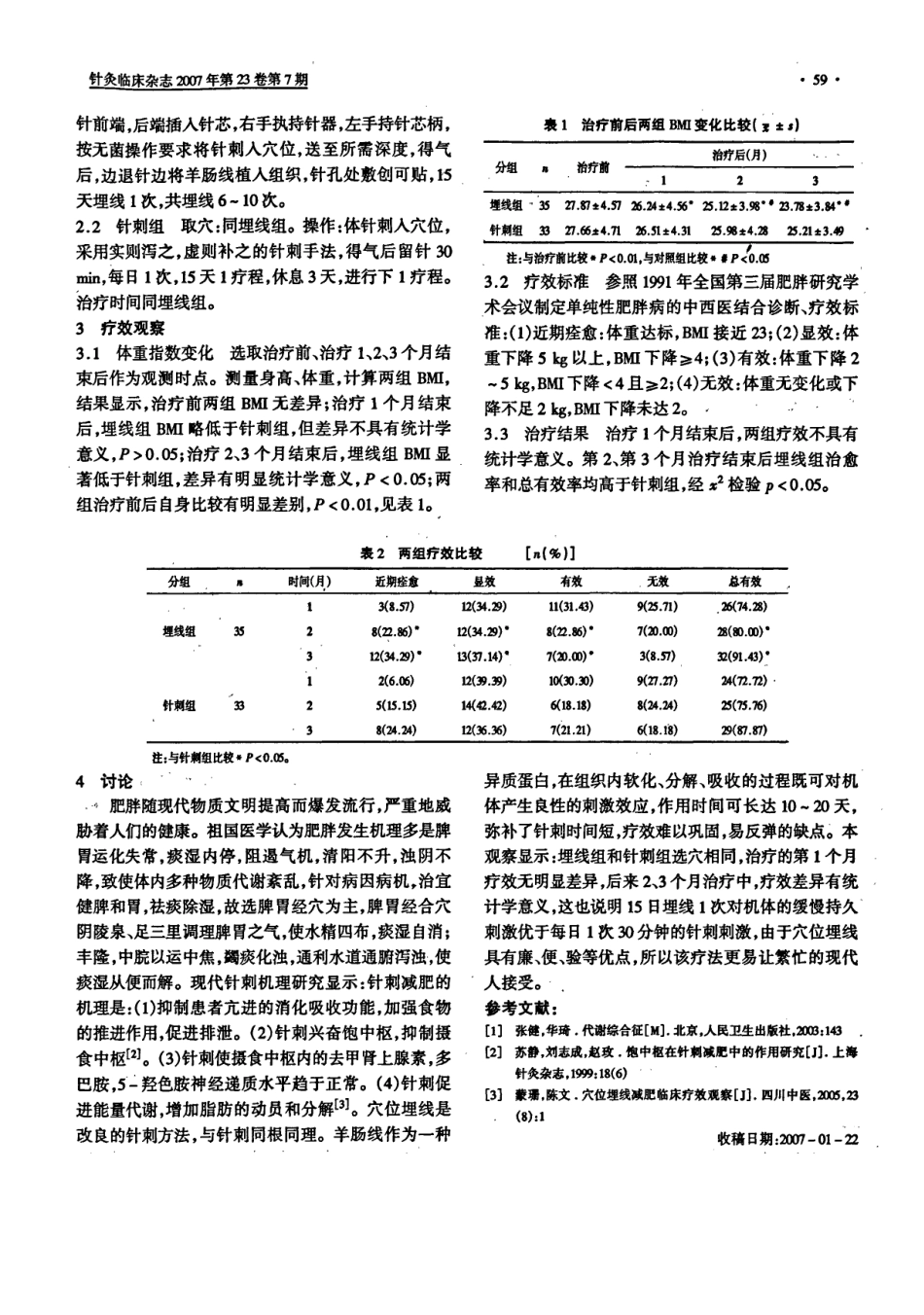穴位埋线治疗单纯性肥胖症疗效观察(1).PDF_第2页