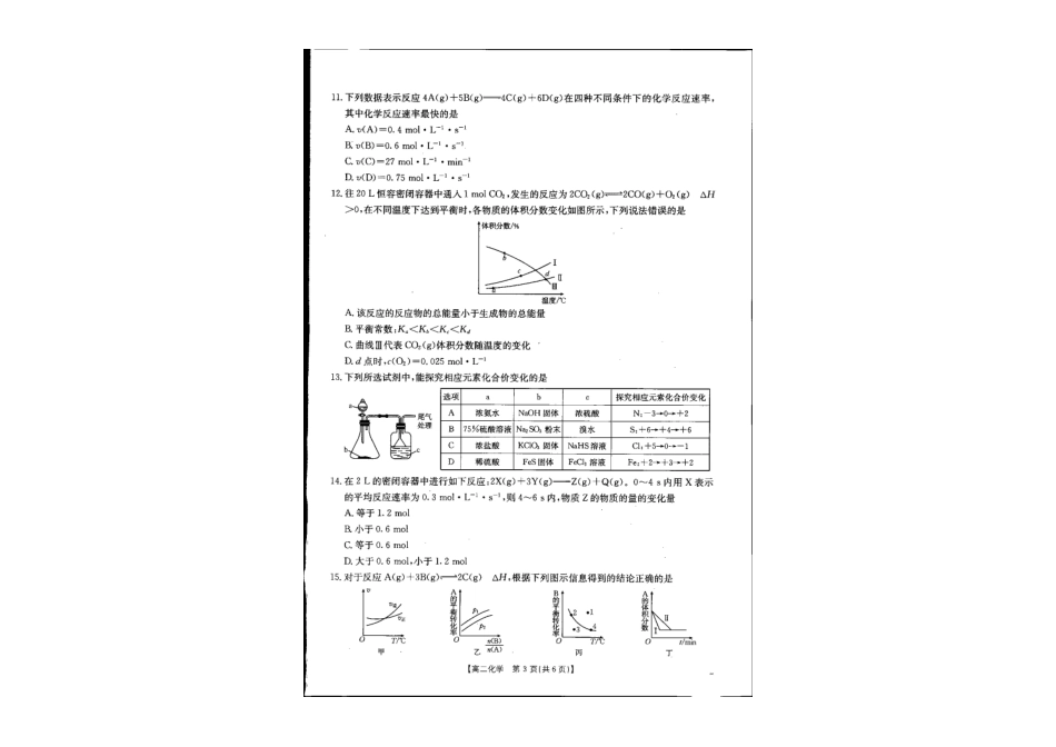 【辽宁卷】辽宁金太阳高二10月联考化学试题.pdf_第1页