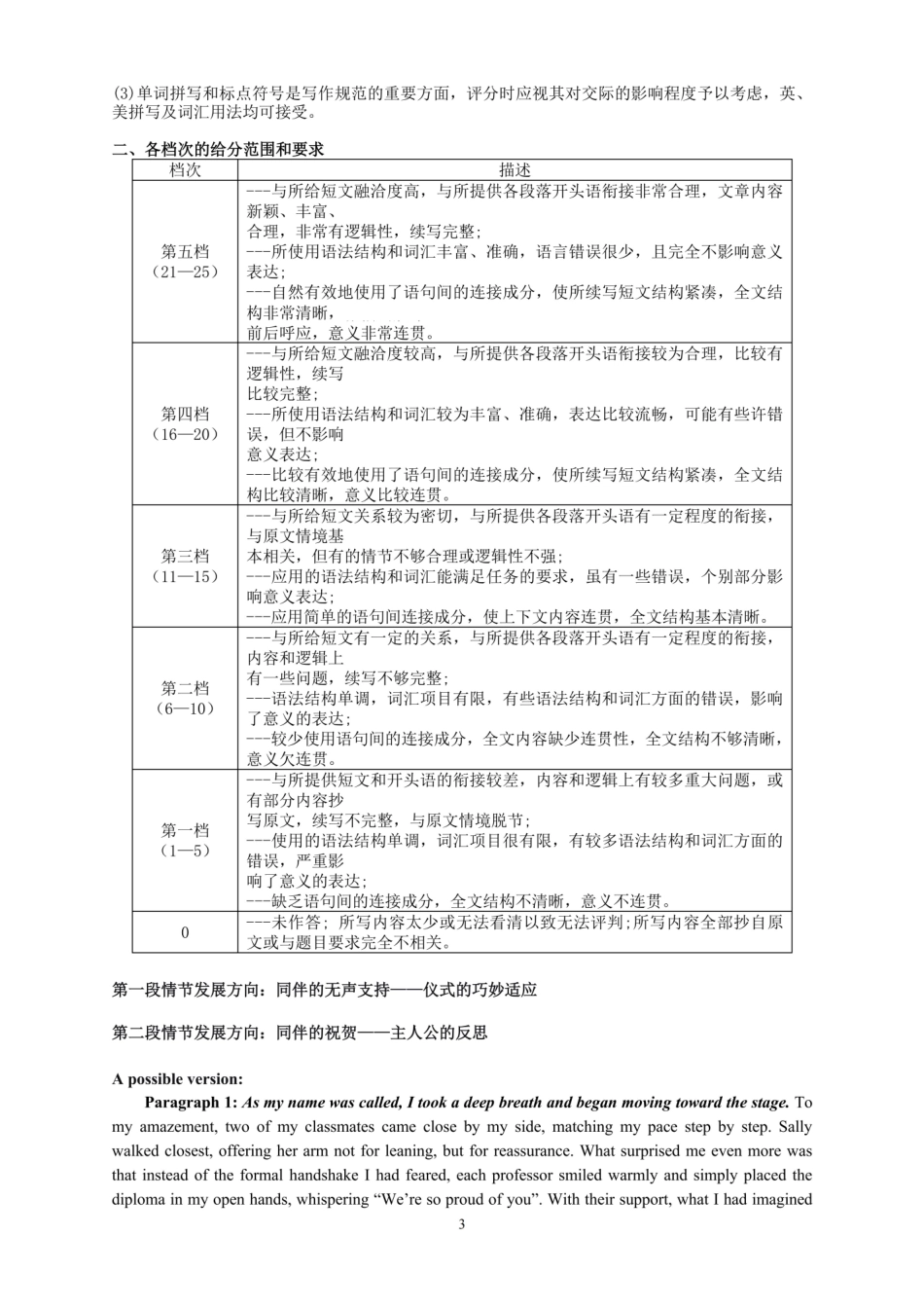 26届浙南名校联盟国庆返校考英语答案.pdf_第3页