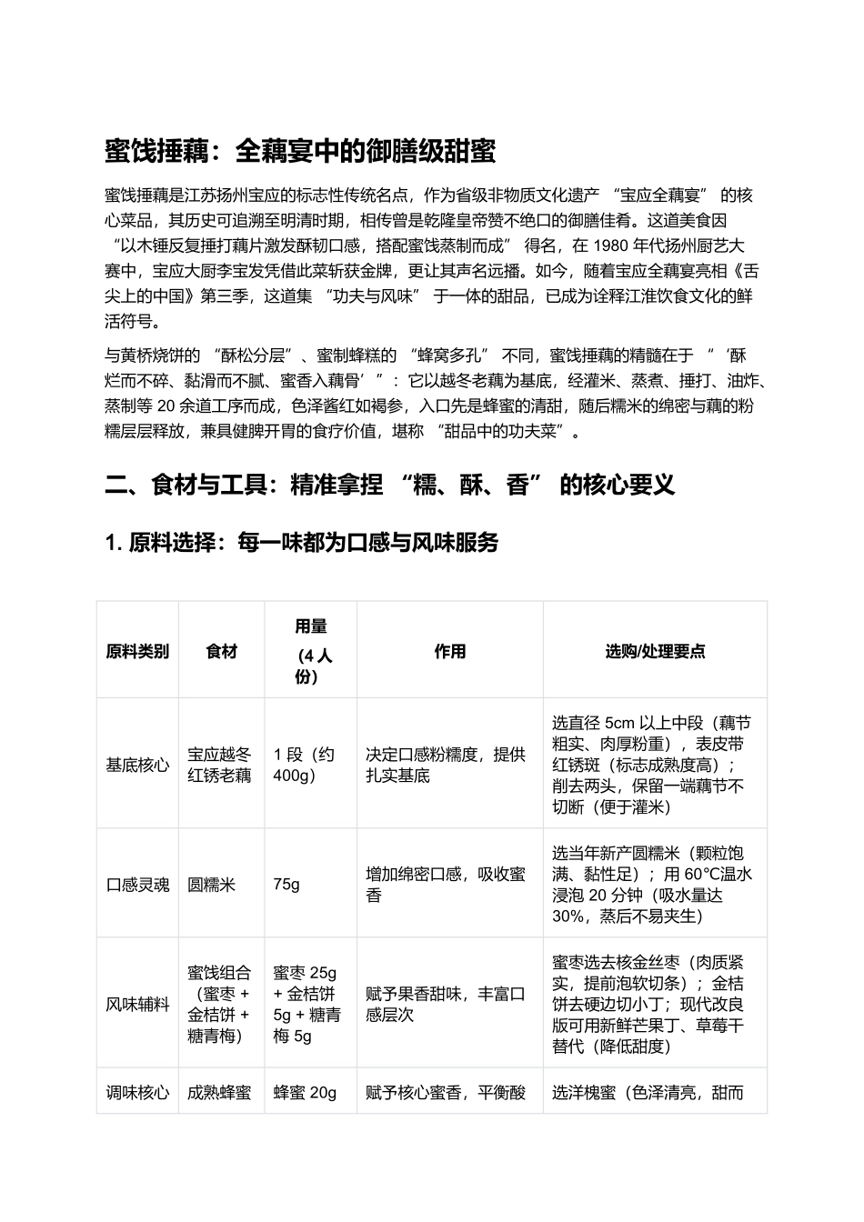 蜜饯捶藕：全藕宴中的御膳级甜蜜.docx_第1页