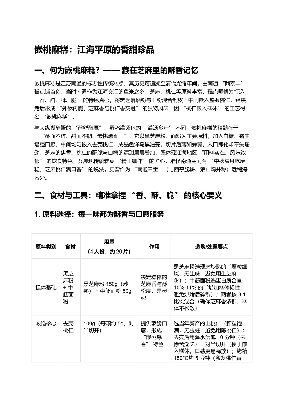 嵌桃麻糕：江海平原的香甜珍品.docx_第1页