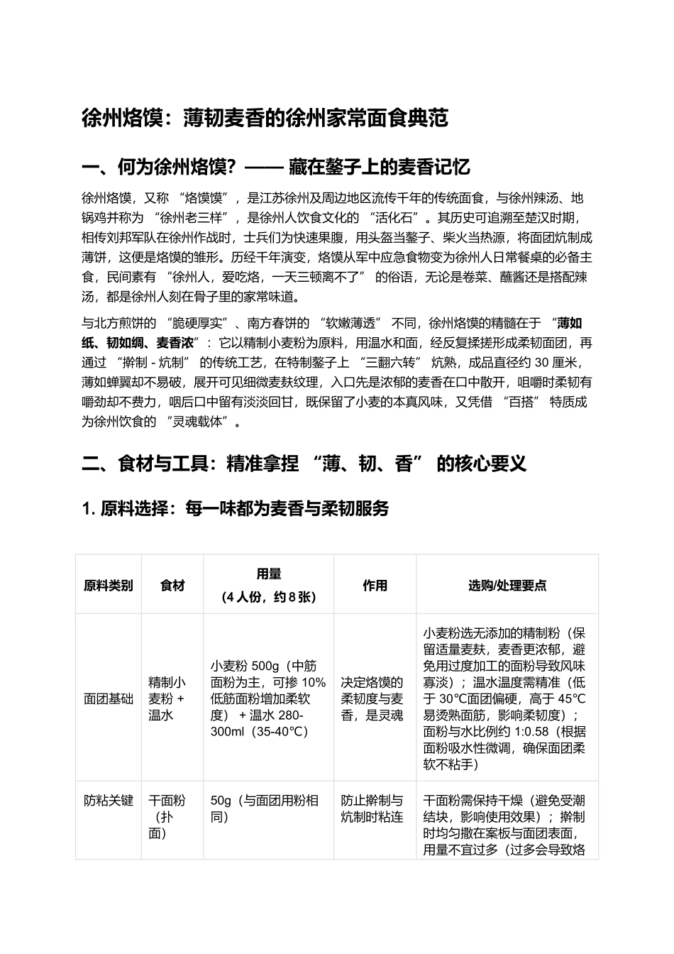 徐州烙馍：薄韧麦香的徐州家常面食典范.docx_第1页