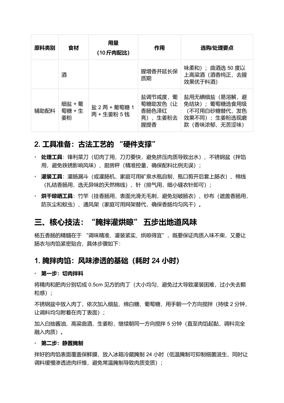 杨五香肠:百年传承的东台咸香风味.docx_第2页