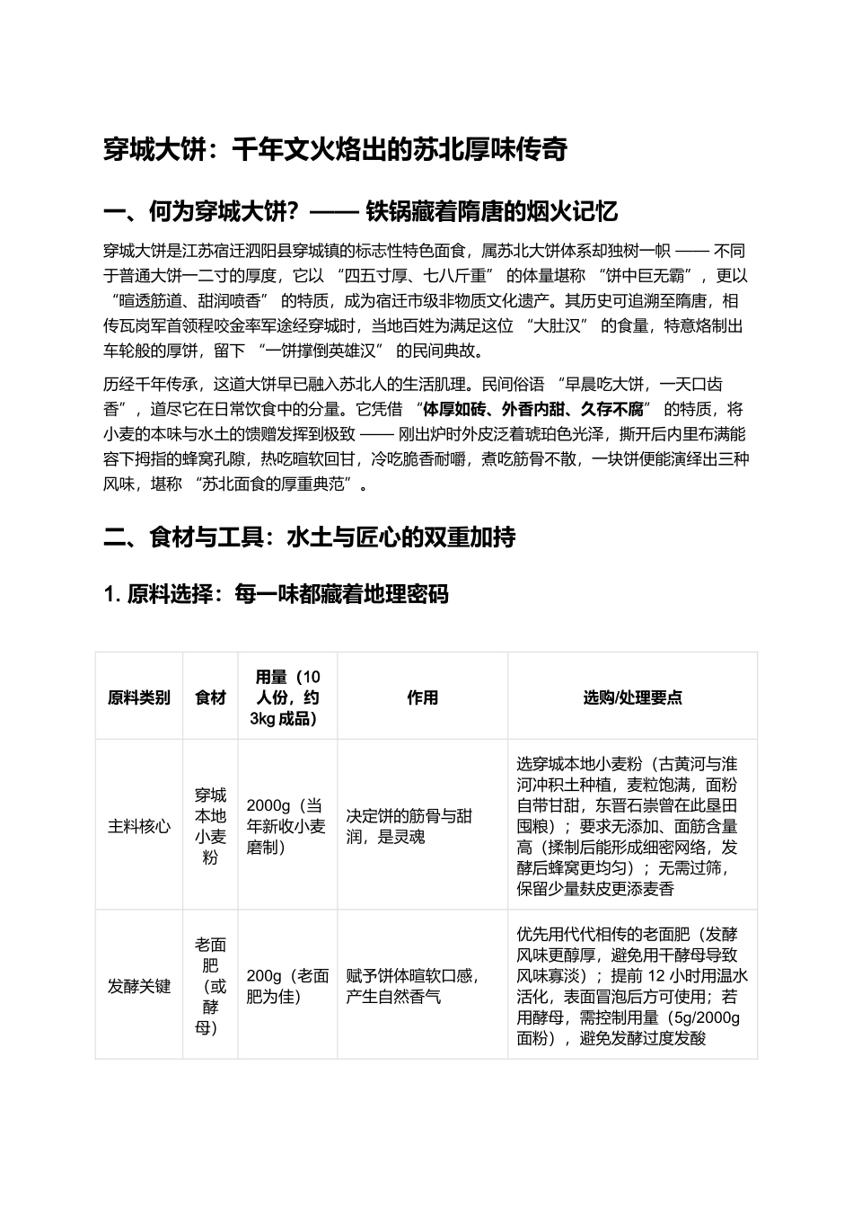 穿城大饼：千年文火烙出的苏北厚味传奇.docx_第1页