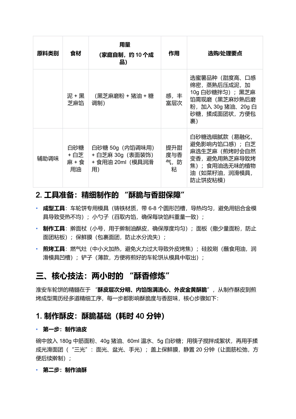 淮安车轮饼：酥皮流心的淮味甜香.docx_第2页