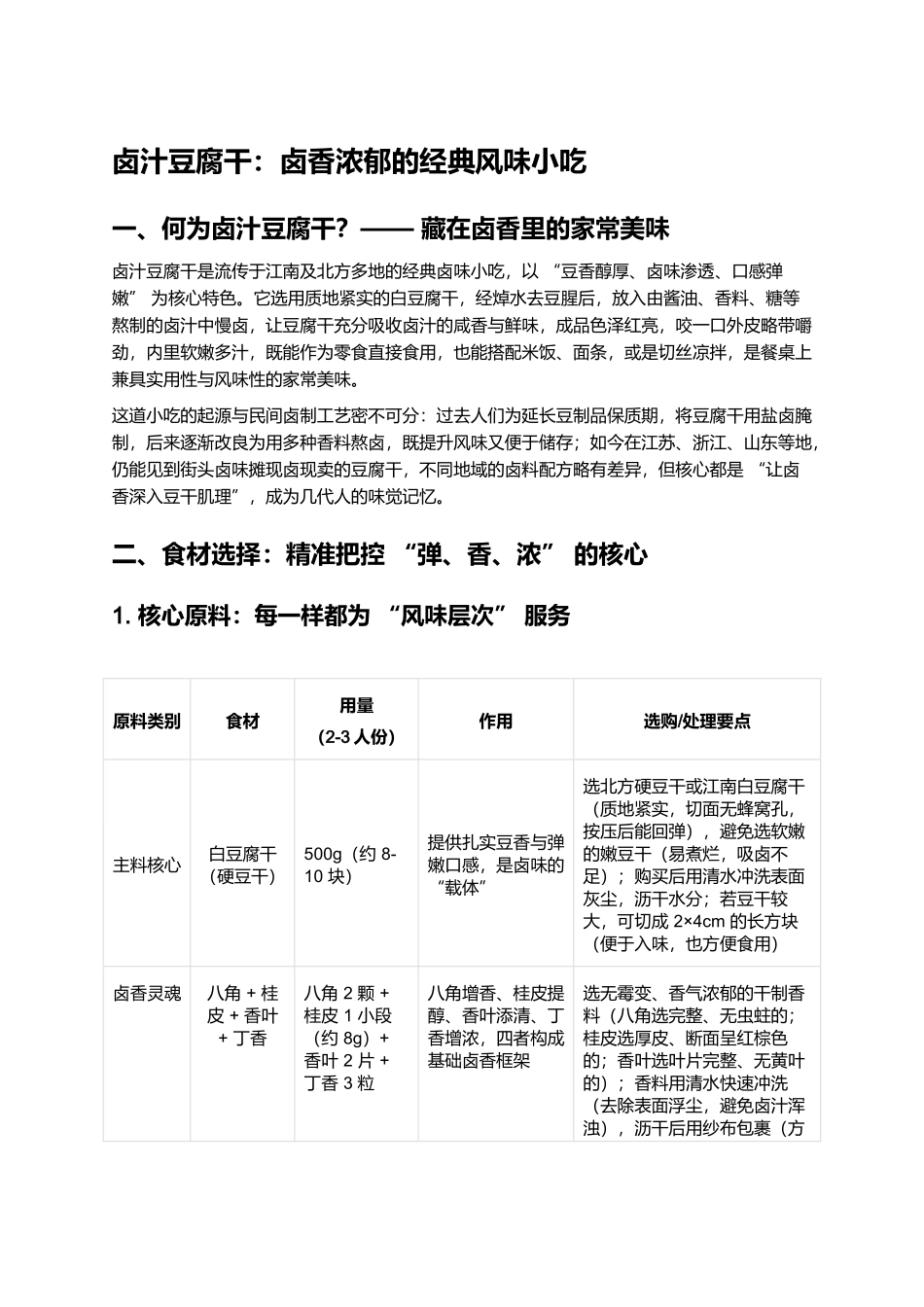 卤汁豆腐干:卤香浓郁的经典风味小吃.docx_第1页