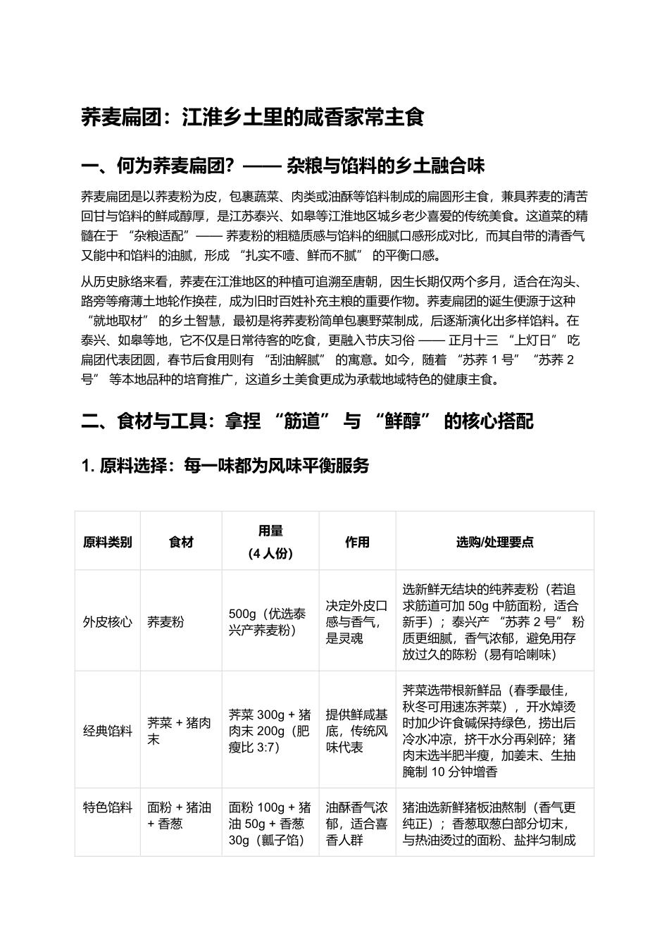 荞麦扁团：江淮乡土里的咸香家常主食.docx_第1页